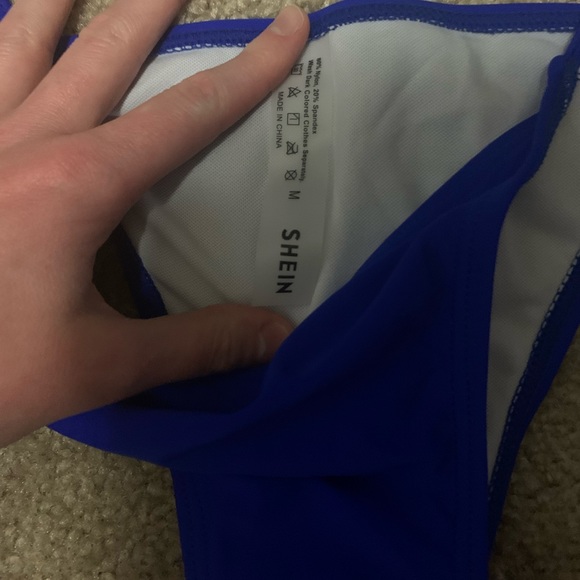 NWOT SHEIN blue bikini bottoms size M - Picture 4 of 4